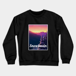 Snowbasin ski Utah USA Crewneck Sweatshirt